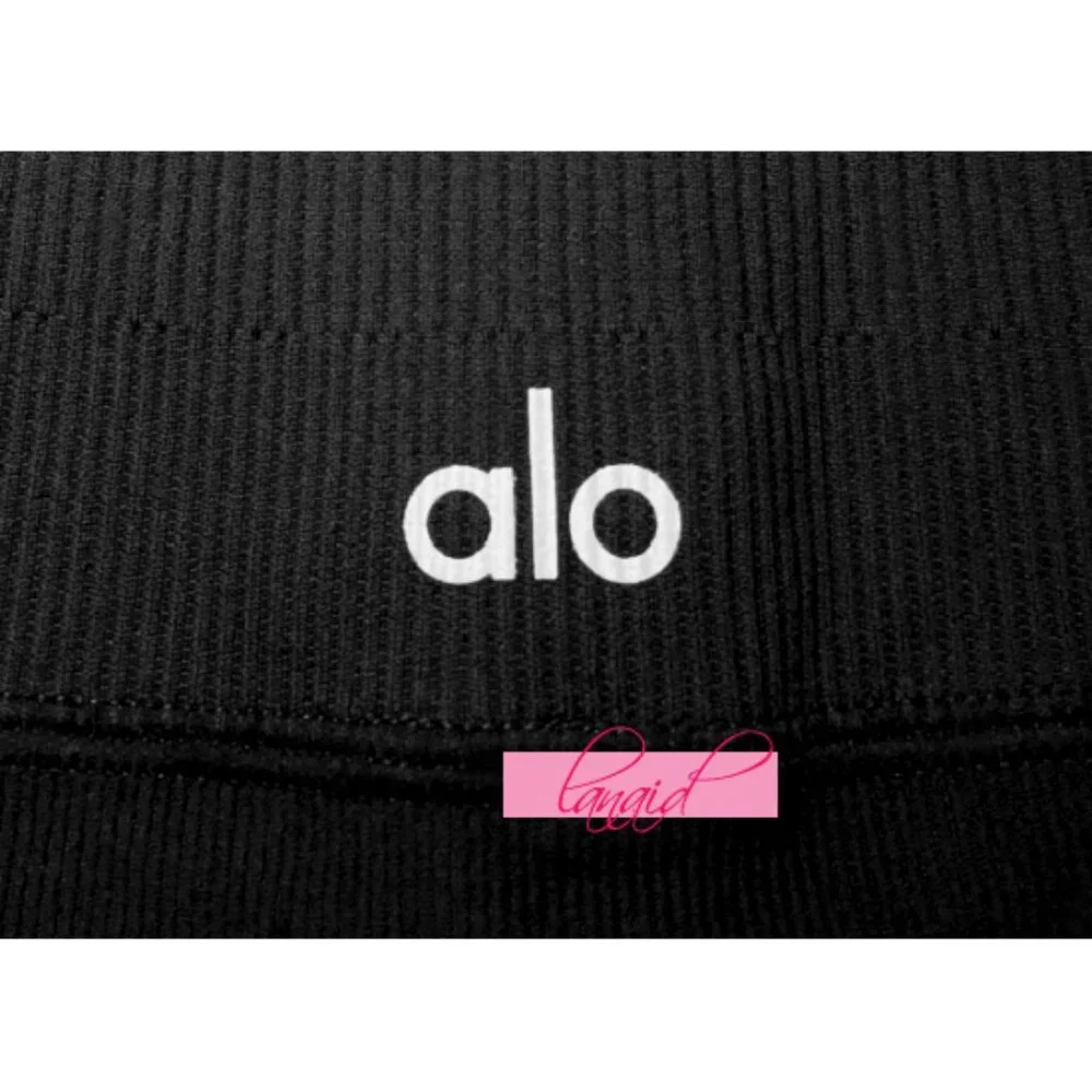 Alo Seamless High-Waist Limitless Open Air Shorts Black Edgy Sheer Mesh Cut-Outs